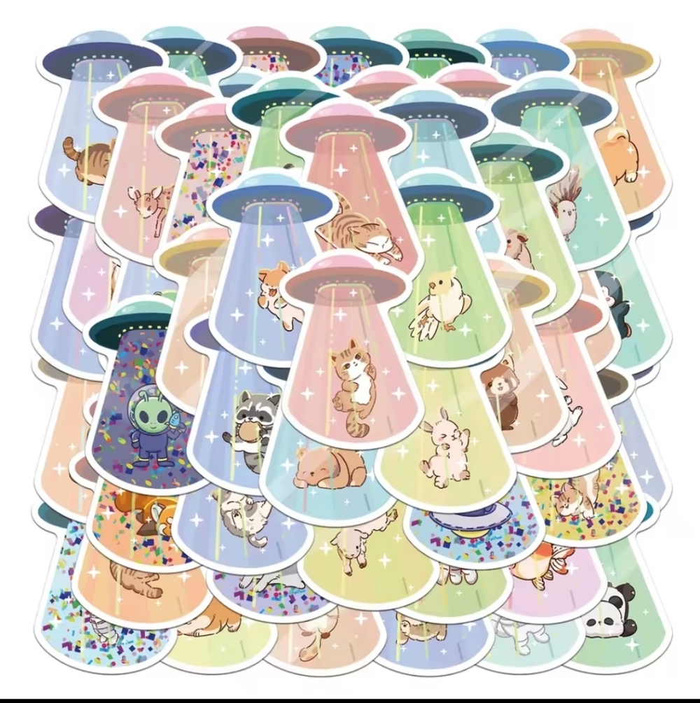 Colorful Animal Party Cupcake Toppers